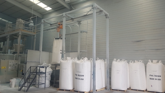 Pesaje de mezcla del polvo completamente automático transportando el sistema para la protuberancia del tubo del PVC