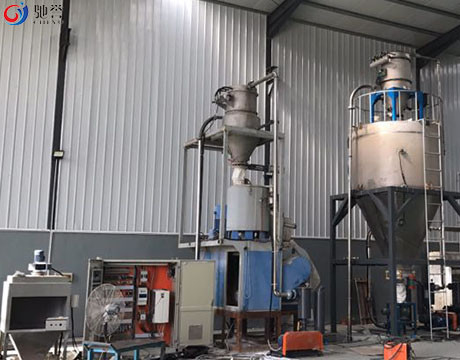 Pulverice el sistema de alimentación de la transportación neumática para mezclarse y la máquina de la protuberancia