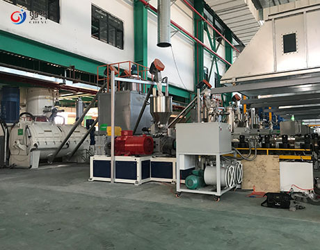 Sistema de composición de mezcla de dosificación de alimentación automático para la línea del extrusor del piso de SPC/WPC/LVT