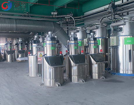 Sistema de composición de mezcla de dosificación de alimentación automático para la línea del extrusor del piso de SPC/WPC/LVT