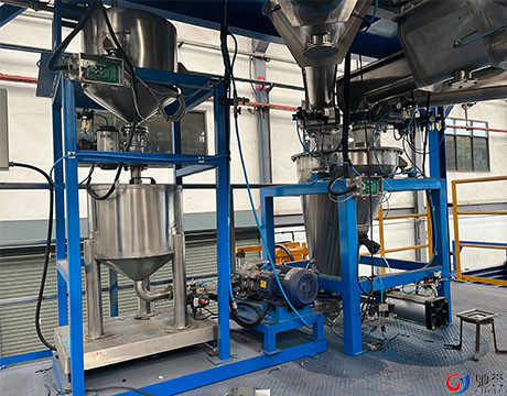 Lote automático negro del aceite de carbono de la máquina de la impregnación de caucho que pesa el sistema