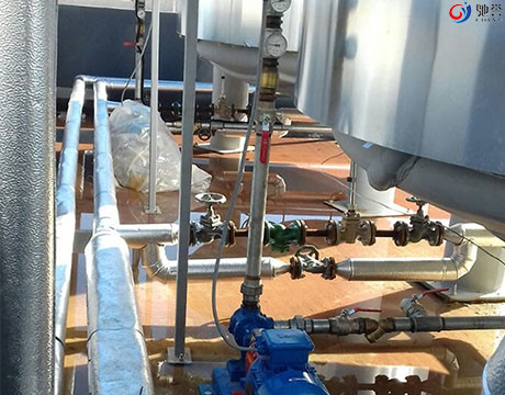 Aceite líquido que dosifica el sistema de mezcla con el tanque pre de mezcla